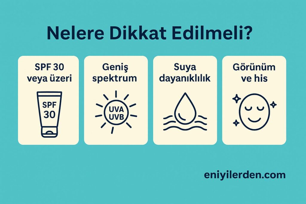 Güneş Kremi Kullanırken Nelere Dikkat edilmeli?
