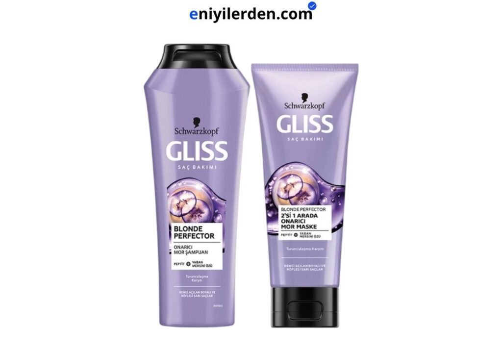 Gliss Perfector Mor Şampuan Set