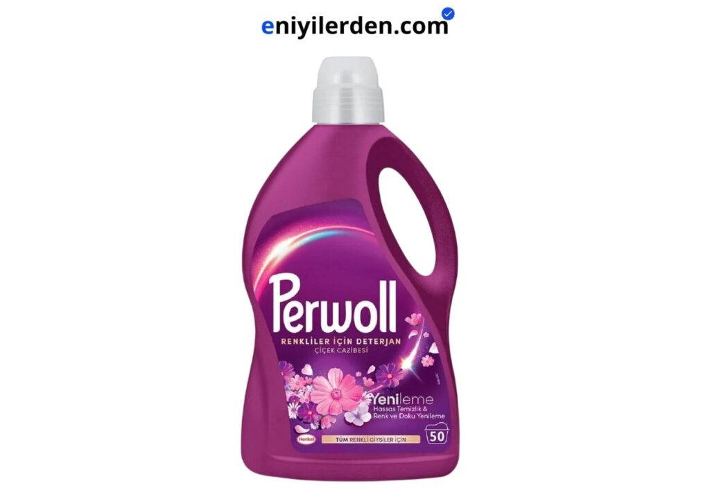 Perwoll Yenileme & Hassas Sıvı Çiçek Cazibesi Çamaşır Deterjanı