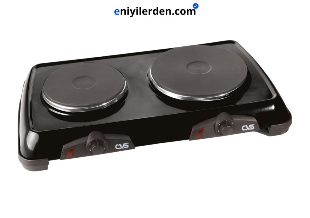 CVS Twinn DN-202 İkili Elektrikli Ocak