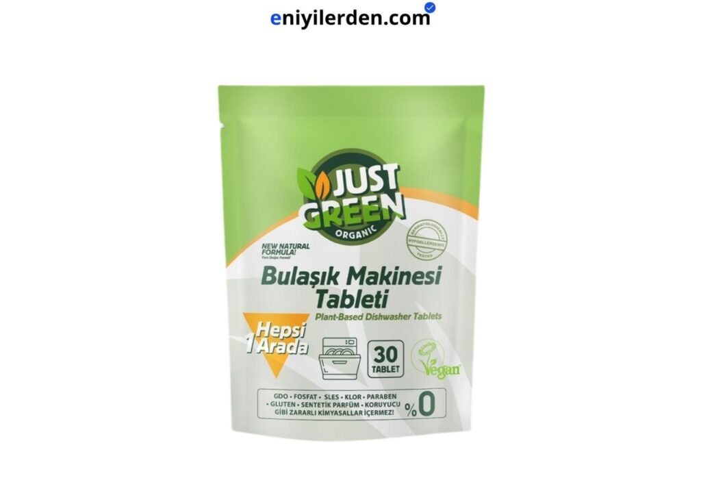 Just Green Organic Bulaşık Tablet