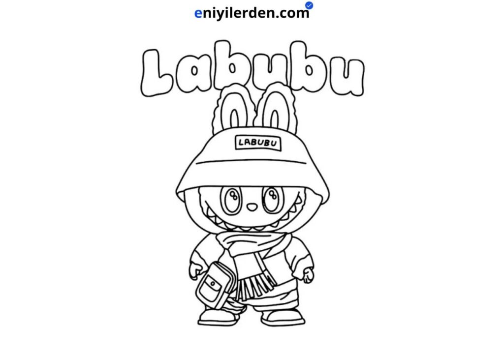 Labubu Boyama Rulosu