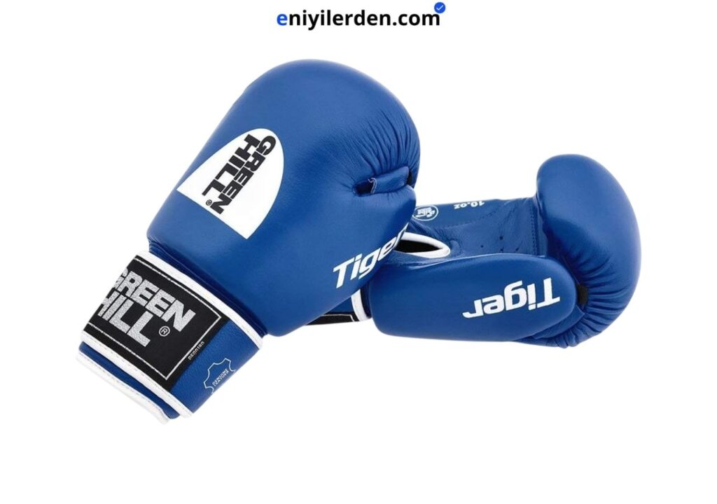 Green Hill Tiger AIBA Onaylı Deri Boks Eldiveni