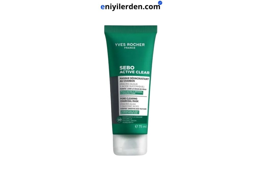 Yves Rocher Sebo Pure Vegetal Arındırıcı Kömür Yüz Maskesi
