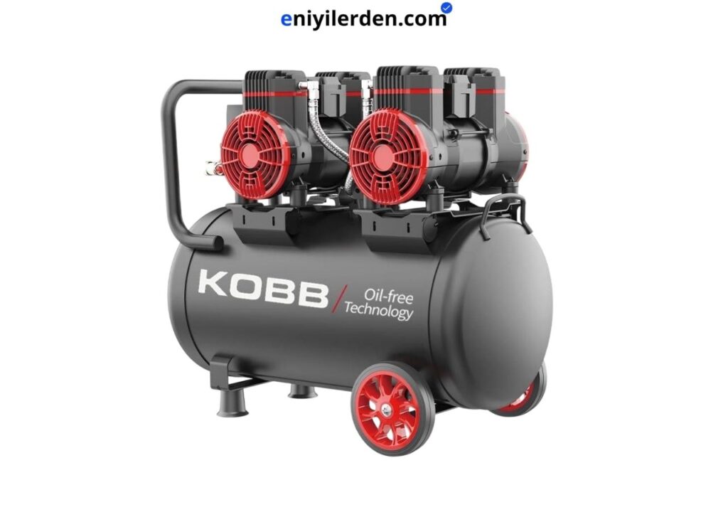 Kobb KBK50S2 4 Hp Yağsız Sessiz 50 Lt Hava Kompresörü