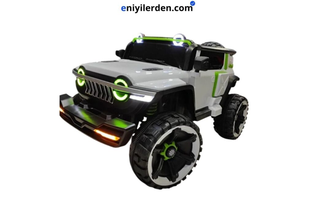 Jeep Dev 12V 4x4 Çift Kişilik Kumandalı Akülü Araba