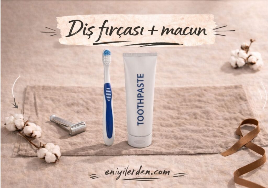 Diş fırçası + macun