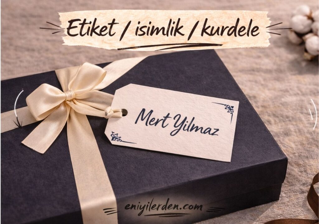 Etiket / isimlik / kurdele