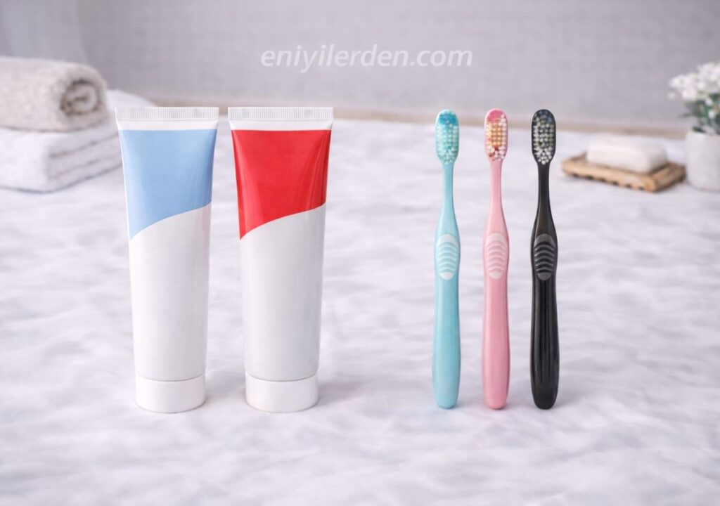 Diş fırçası + macun