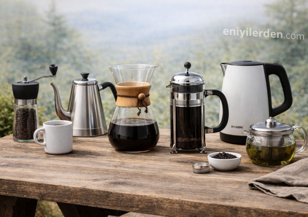 Kahve ve Çay Hazırlığı İçin Yardımcı Ürünler