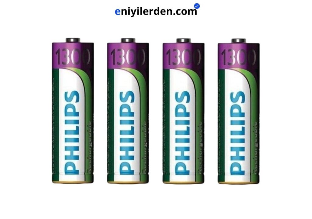 Philips AA 1300 mAh Şarjlı Pil