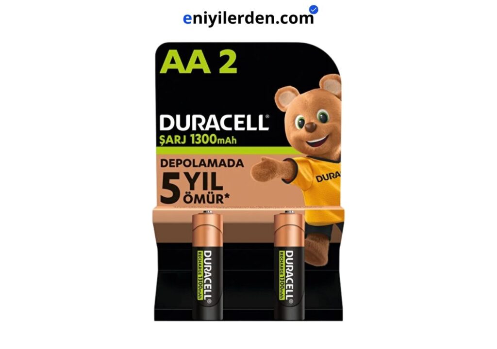 Duracell AA 1300 mAh Şarjlı Pil