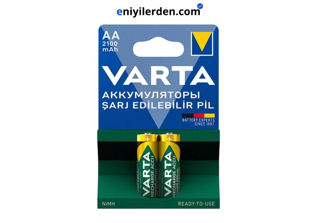 Varta Power AA 2100 mAh Şarjlı Pil