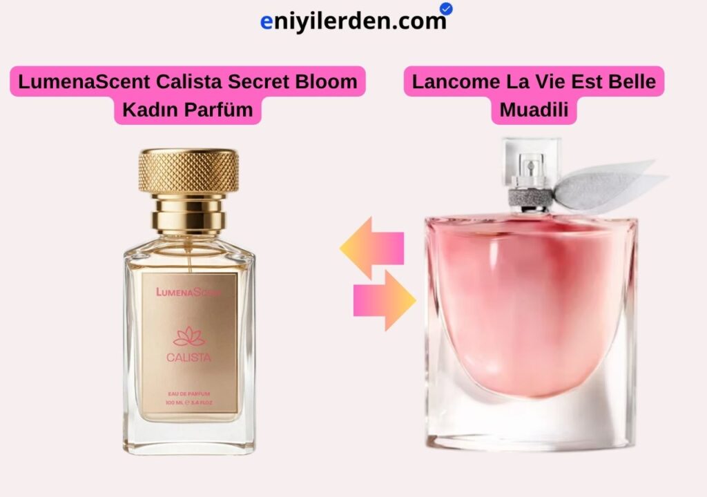 LumenaScent Calista Secret Bloom – Lancome La Vie Est Belle Muadili